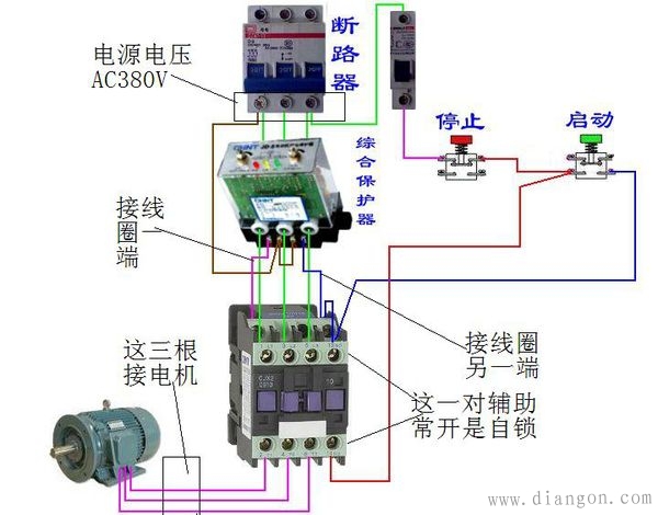 电动机保护器保护动作怎么复位?