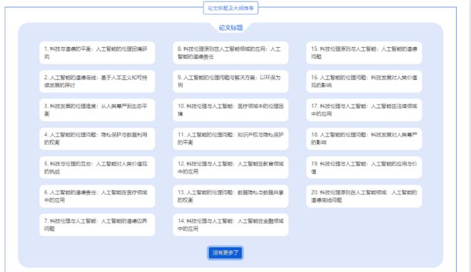 人工智能专业毕业论文选题目本科可以写吗