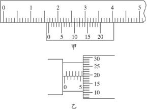 带表的游标卡尺读数图解